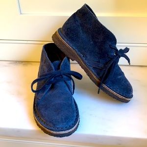 Kids' suede MacAlister boots - Navy - Size 10